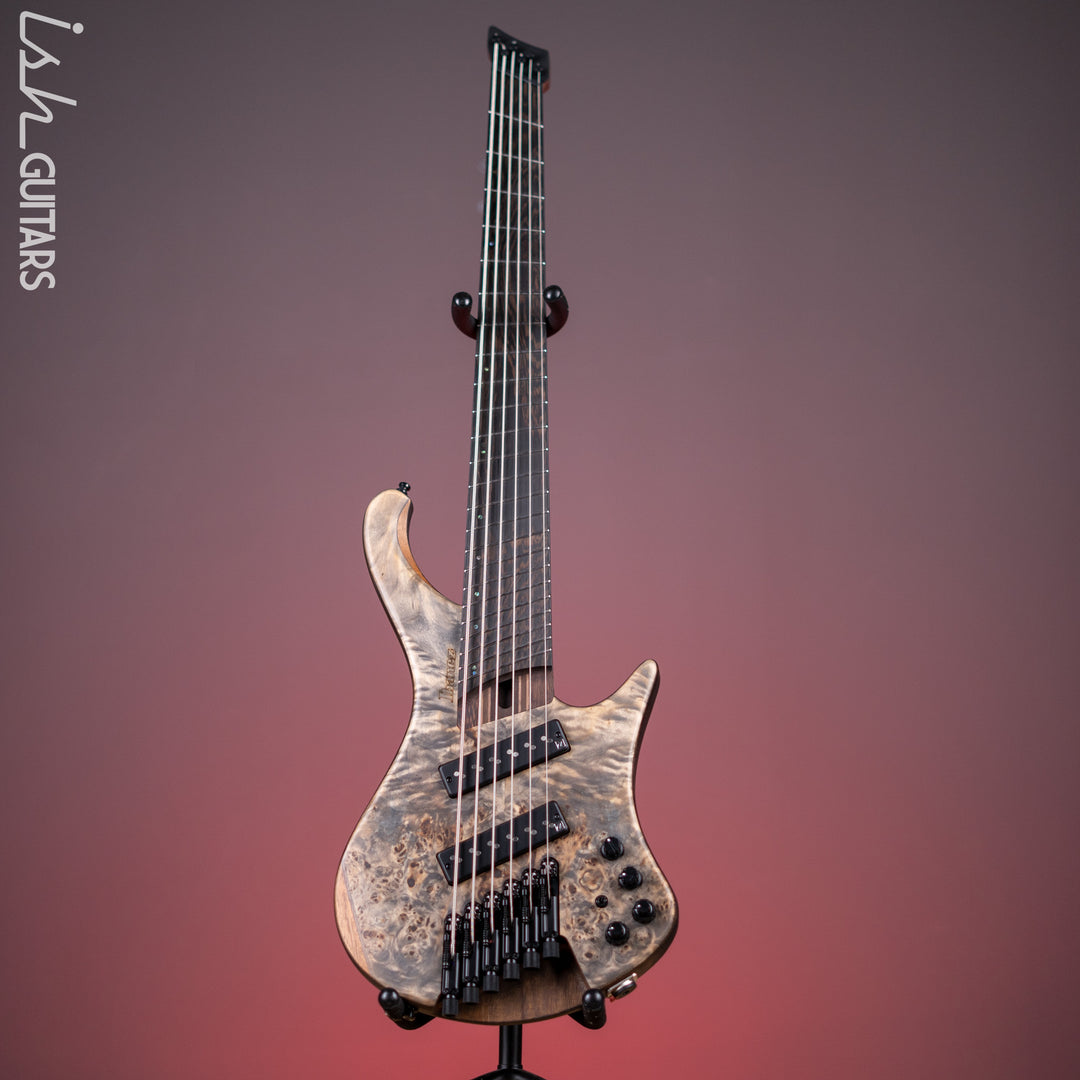 Ibanez EHB1506MS Multi-Scale 6-String Bass Black Ice Flat