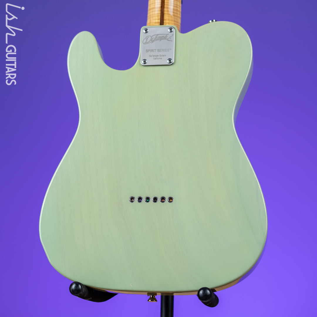 2011 DeTemple Guitars Spirit Series Tele Seafoam Green