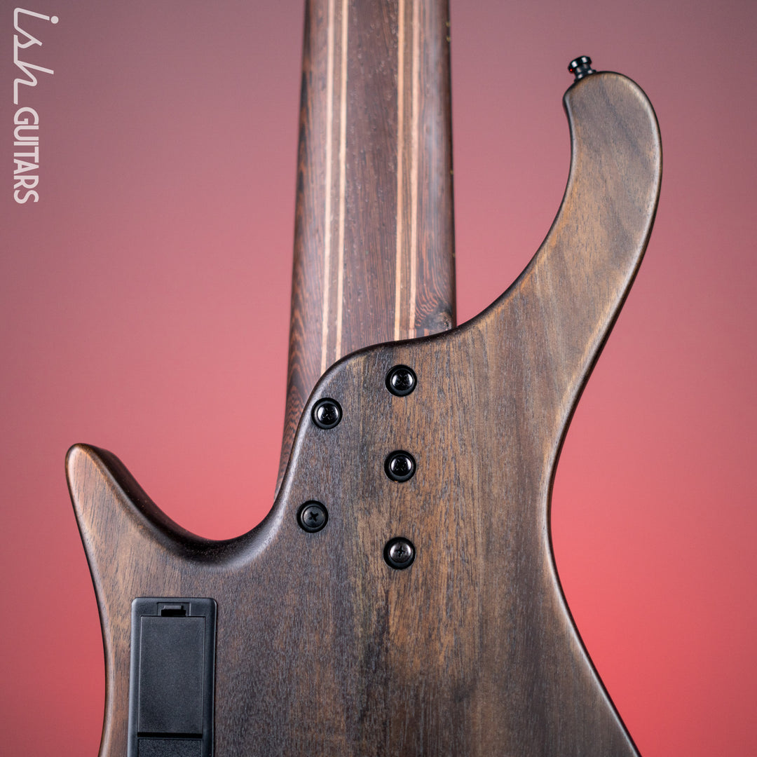 Ibanez EHB1506MS Multi-Scale 6-String Bass Black Ice Flat