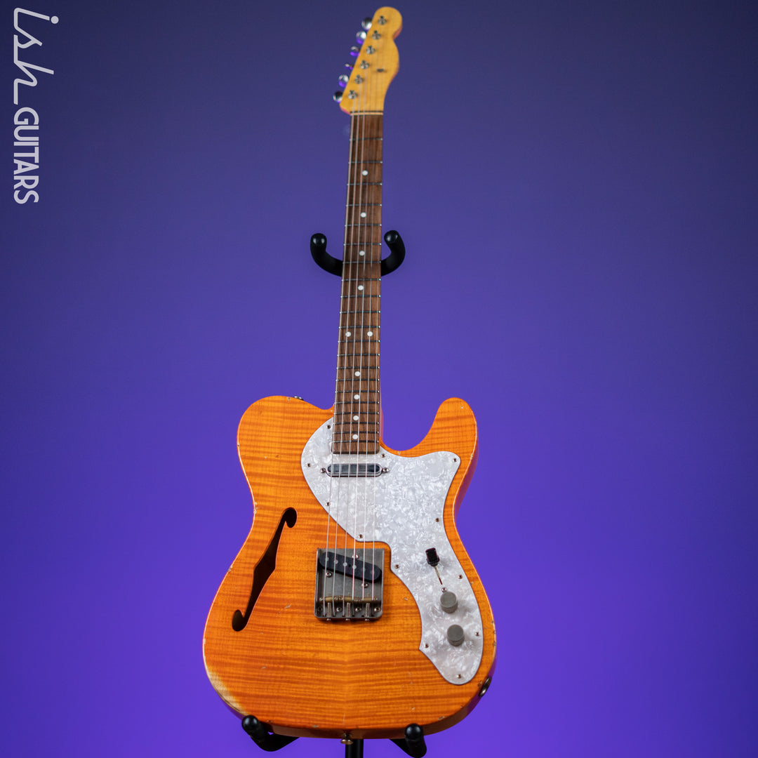 2011 Nashville Guitars T-69TL Thinline Tele Orange