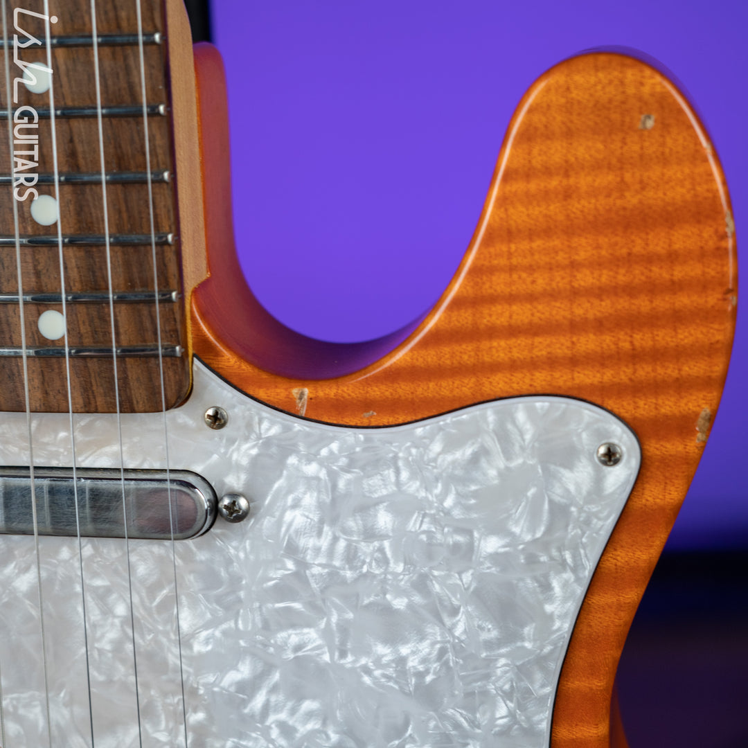 2011 Nashville Guitars T-69TL Thinline Tele Orange