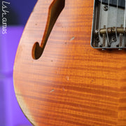 2011 Nashville Guitars T-69TL Thinline Tele Orange
