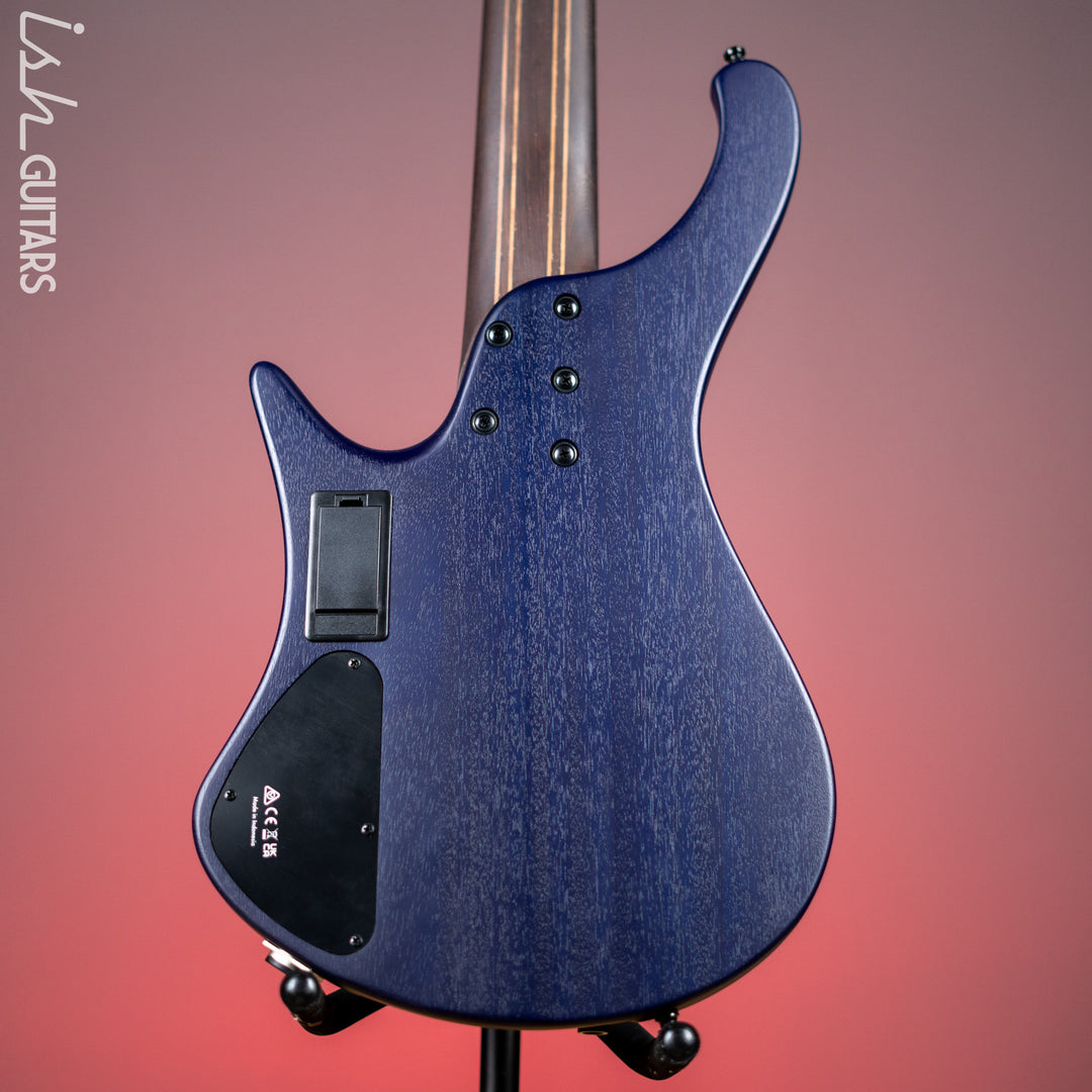 Ibanez EHB1505MS Multi-Scale Headless Bass Pacific Blue Burst Flat