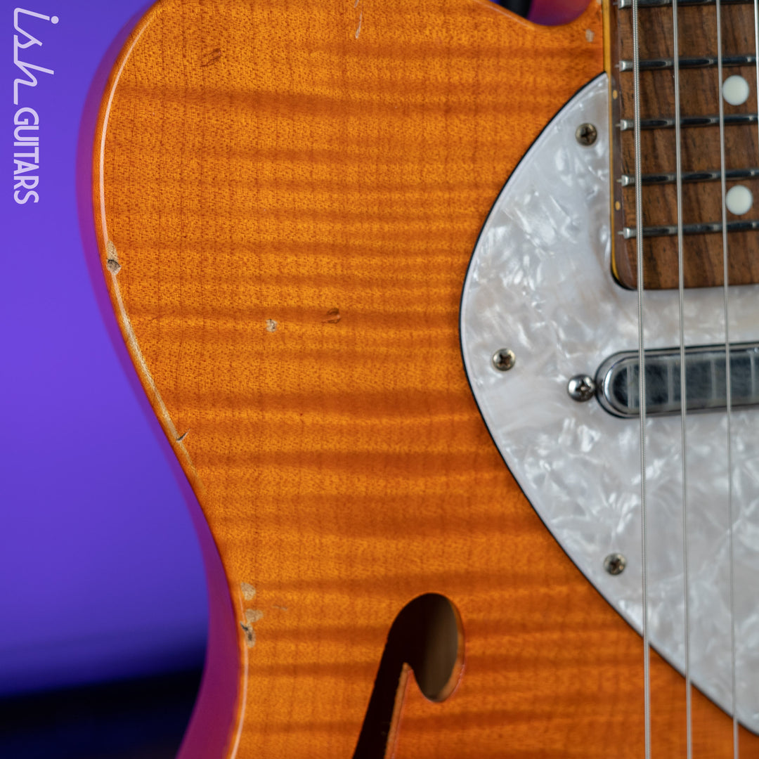 2011 Nashville Guitars T-69TL Thinline Tele Orange