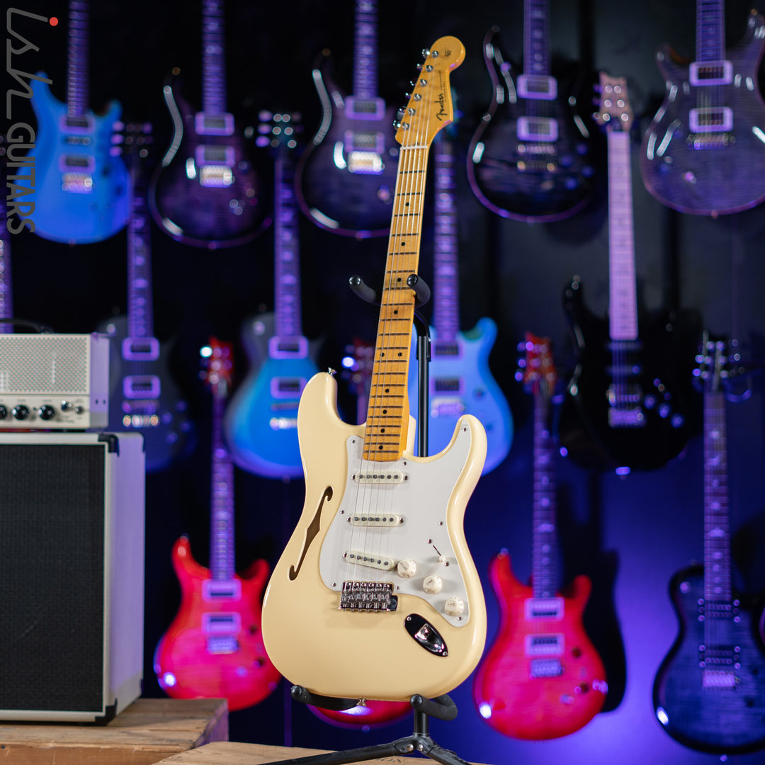 2018 Fender Eric Johnson Thinline Strat Vintage White