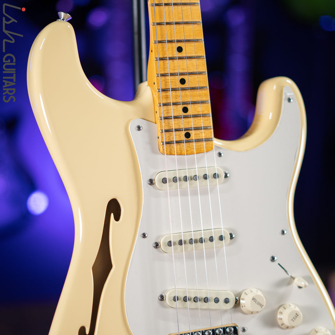 2018 Fender Eric Johnson Thinline Strat Vintage White