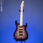 ESP Original Series Snapper CTM Poplar Burl Nebula Pink Purple Burst Demo