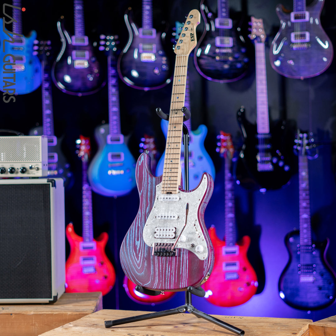 ESP Original Snapper CTM Drift Wood Indigo Purple with Blue Filler