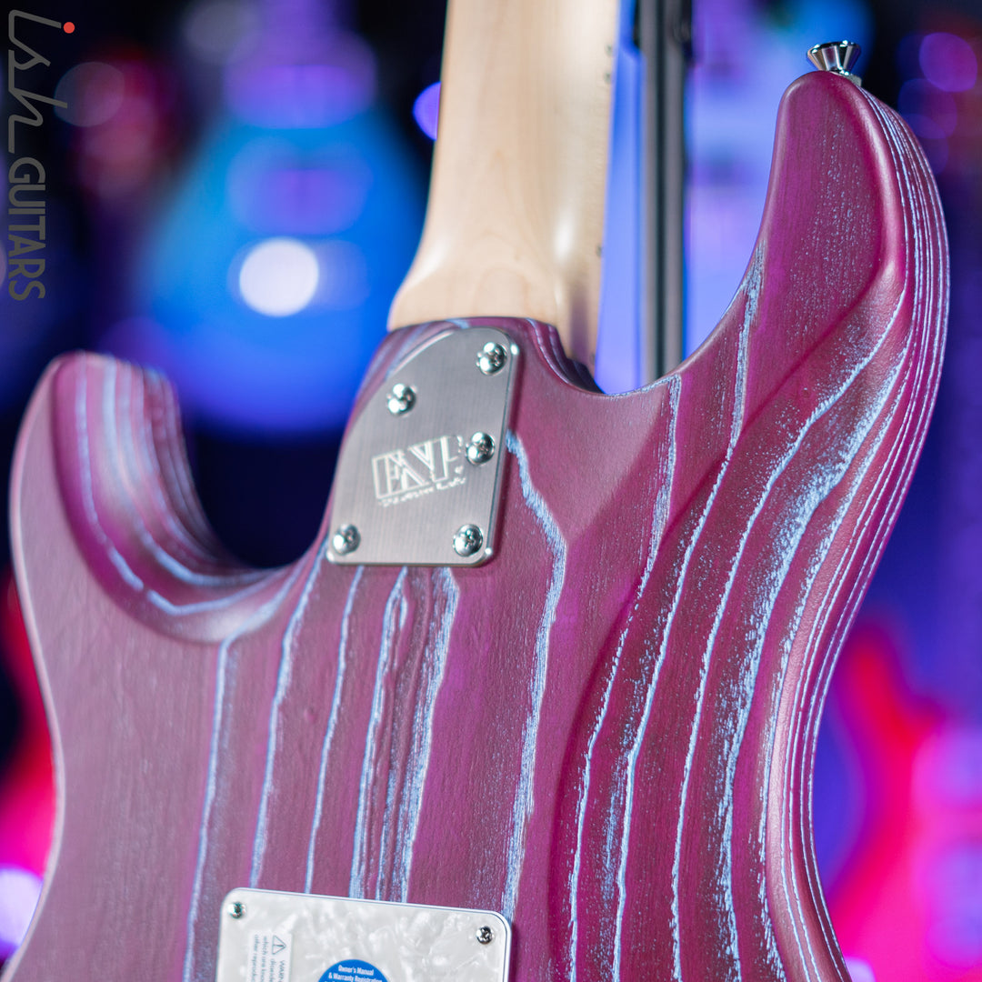 ESP Original Snapper CTM Drift Wood Indigo Purple with Blue Filler