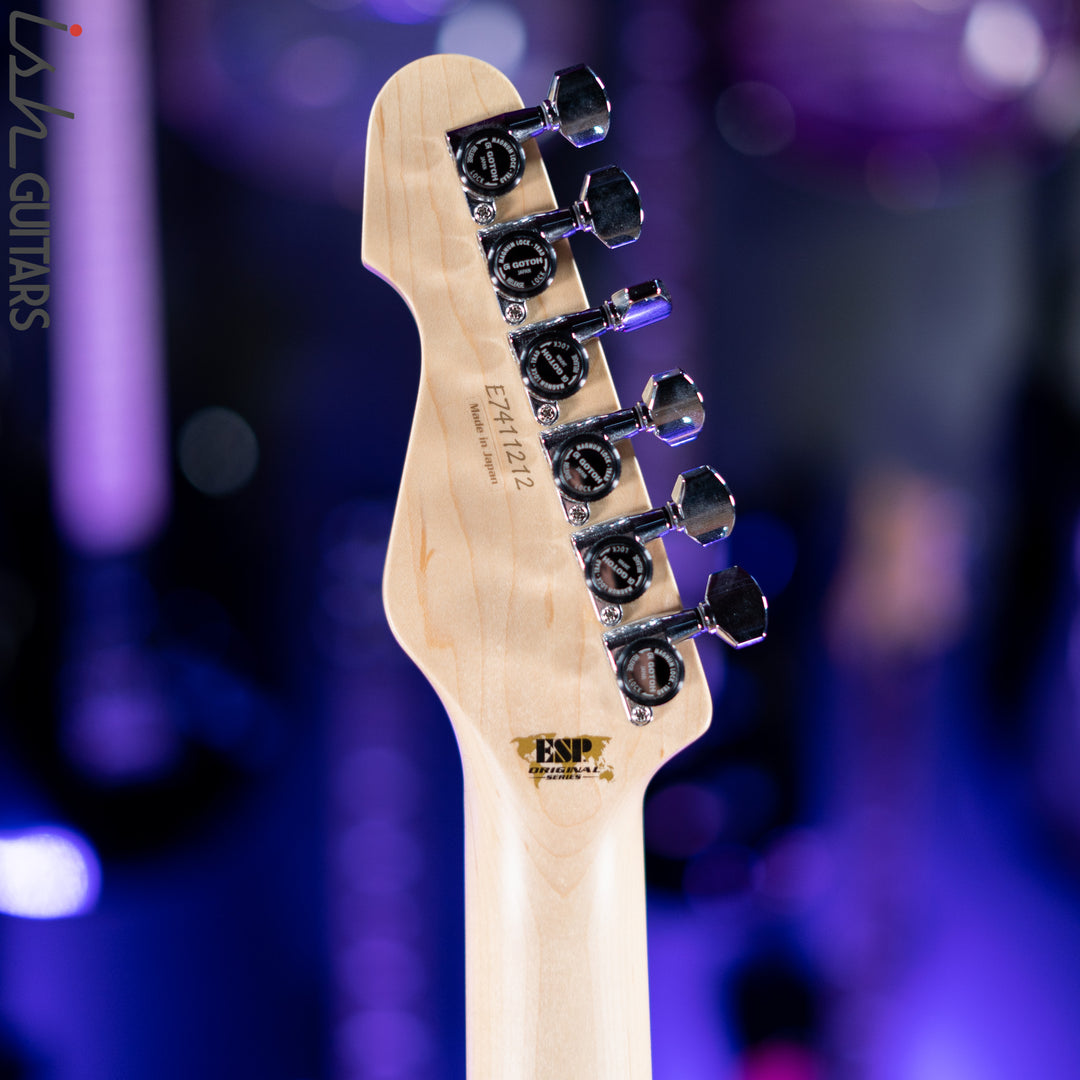 ESP Original Snapper CTM Drift Wood Indigo Purple with Blue Filler