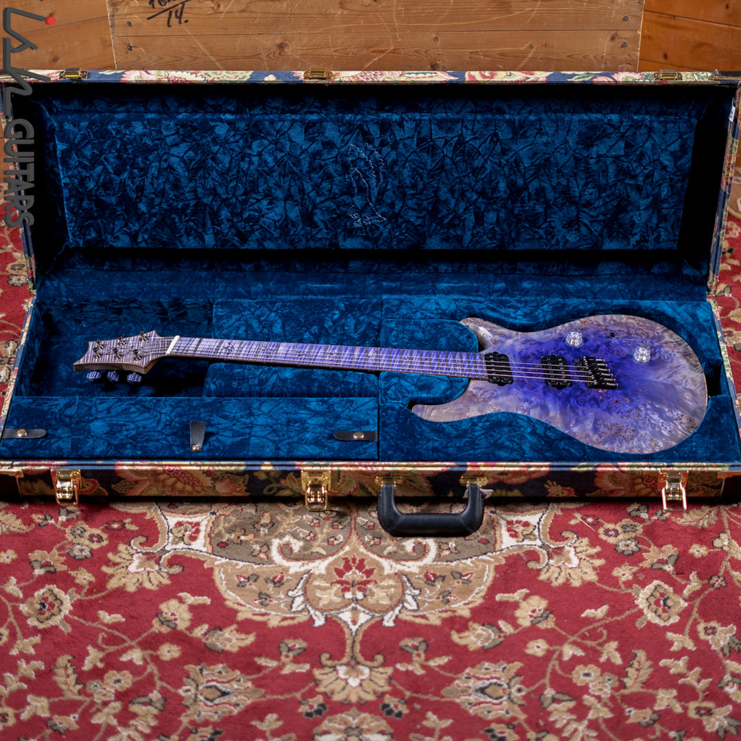 PRS Private Stock Custom 24 Multi-scale 6-String Purple Reverse Glow Satin