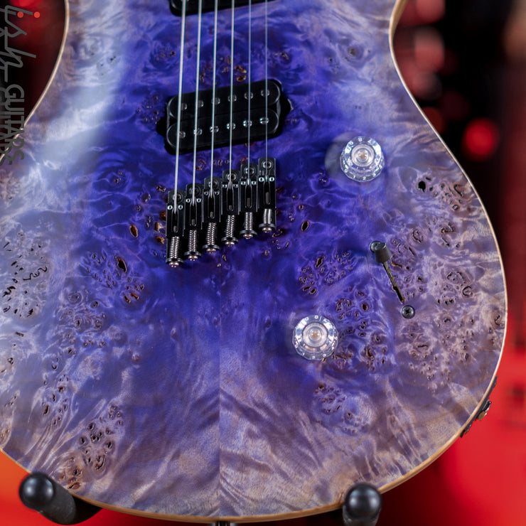 PRS Private Stock Custom 24 Multi-scale 6-String Purple Reverse Glow Satin