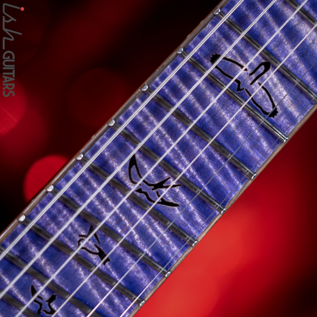 PRS Private Stock Custom 24 Multi-scale 6-String Purple Reverse Glow Satin