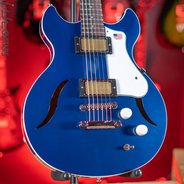 Harmony Standard Comet Electric Guitar Midnight Blue – Ish Guitars