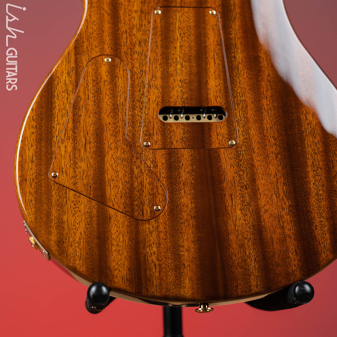 2021 PRS Private Stock Custom 24 Aquamarine Glow Smoked Burst “Chesapeake Bay” Inlays