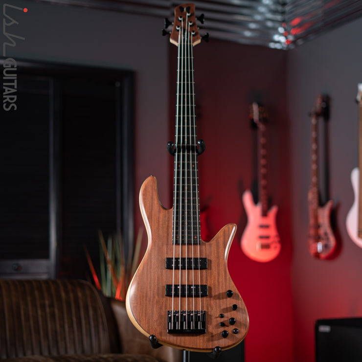 Fodera Emperor Deluxe 2022 Anniversary 5-String Bass Bubinga Top Natural Satin