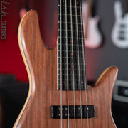 Fodera Emperor Deluxe 2022 Anniversary 5-String Bass Bubinga Top Natural Satin