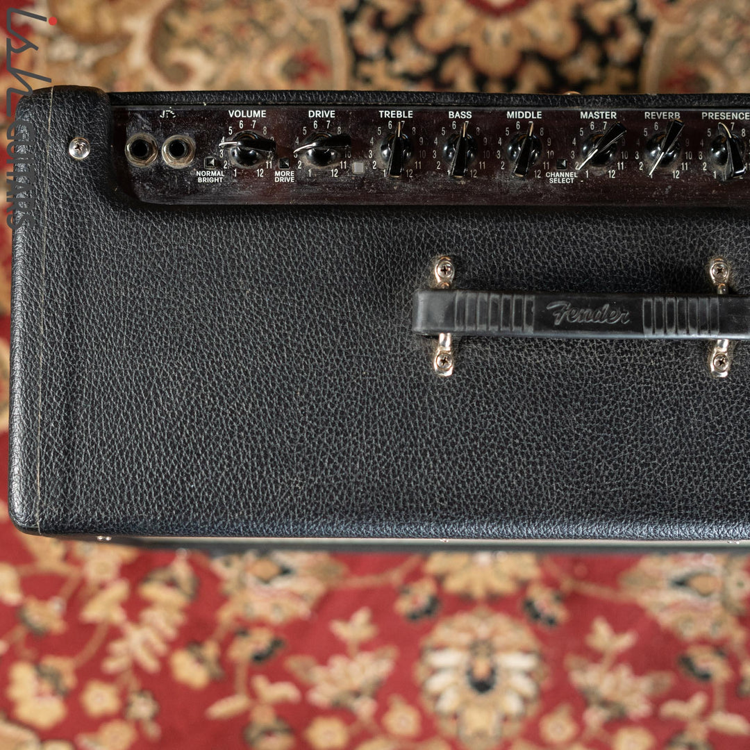 1991 Fender DeVille Combo Amplifier Black Tolex
