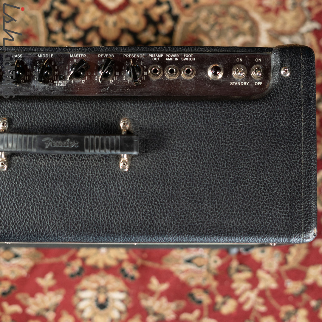 1991 Fender DeVille Combo Amplifier Black Tolex