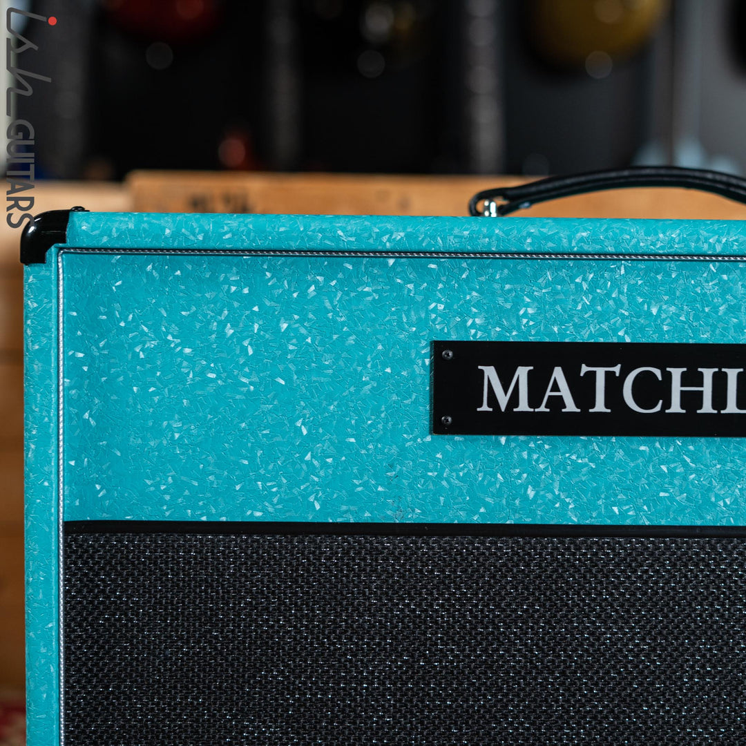 Matchless ESD212 8ohm Cabinet Shower Curtain Turquoise