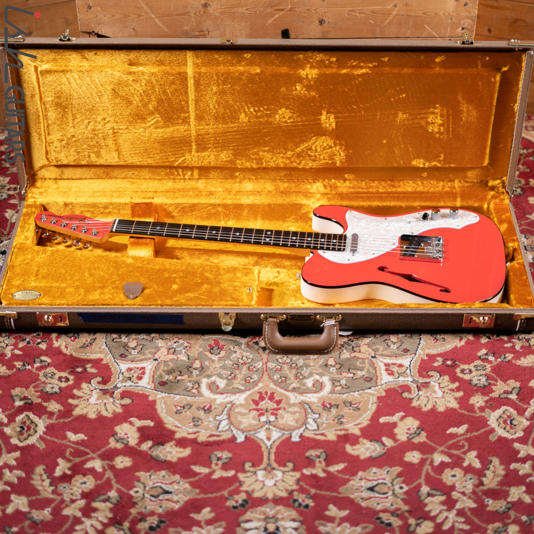 2019 Fender Two Tone Telecaster Fiesta Red Wine