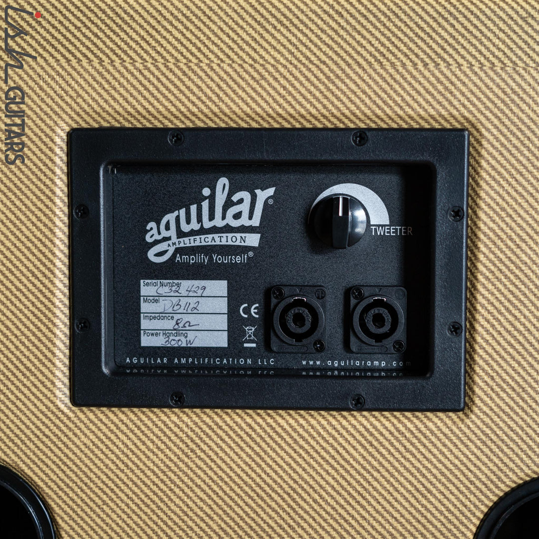 Aguilar DB112 Boss Tweed 8ohm Bass Speaker Cabinet