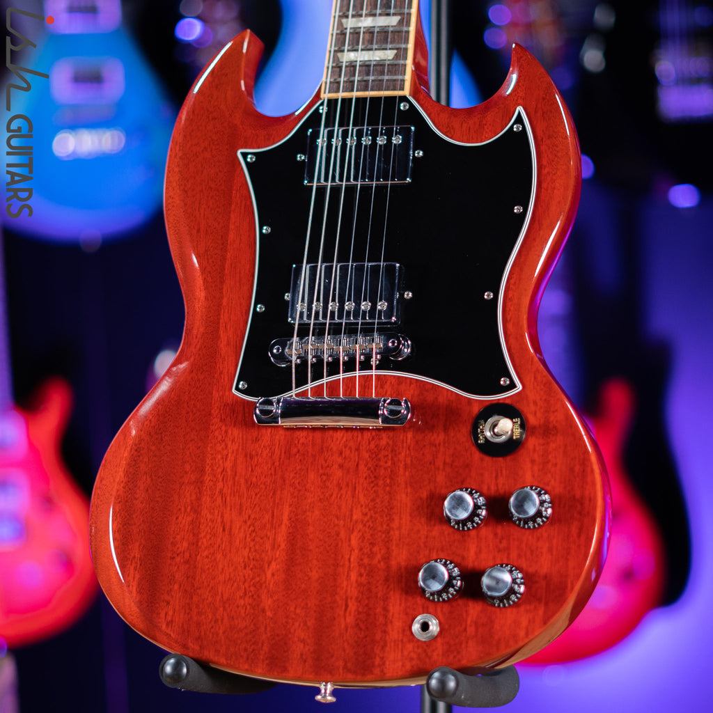 ギター 2009 GIBSON SG Standard Heritage Cherry 2009 Gibson SG Standard - Cherry (Pre-owned) – Mak's Guitars