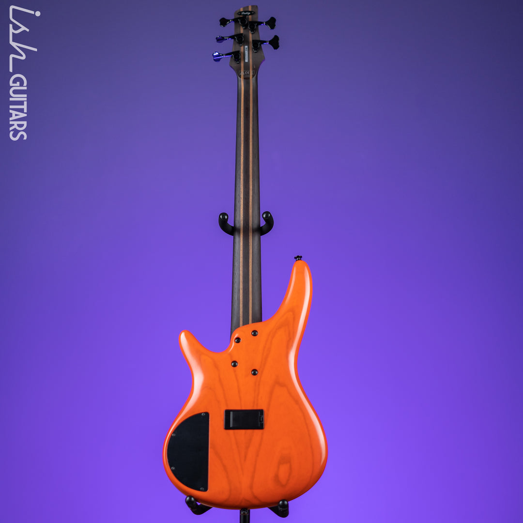 Ibanez SR Prestige SR4605 5-String Bass Guitar Orange Solar Flare Low Gloss