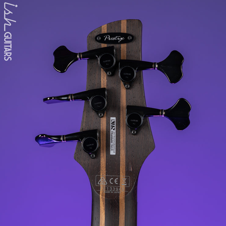 Ibanez SR Prestige SR4605 5-String Bass Guitar Orange Solar Flare Low Gloss