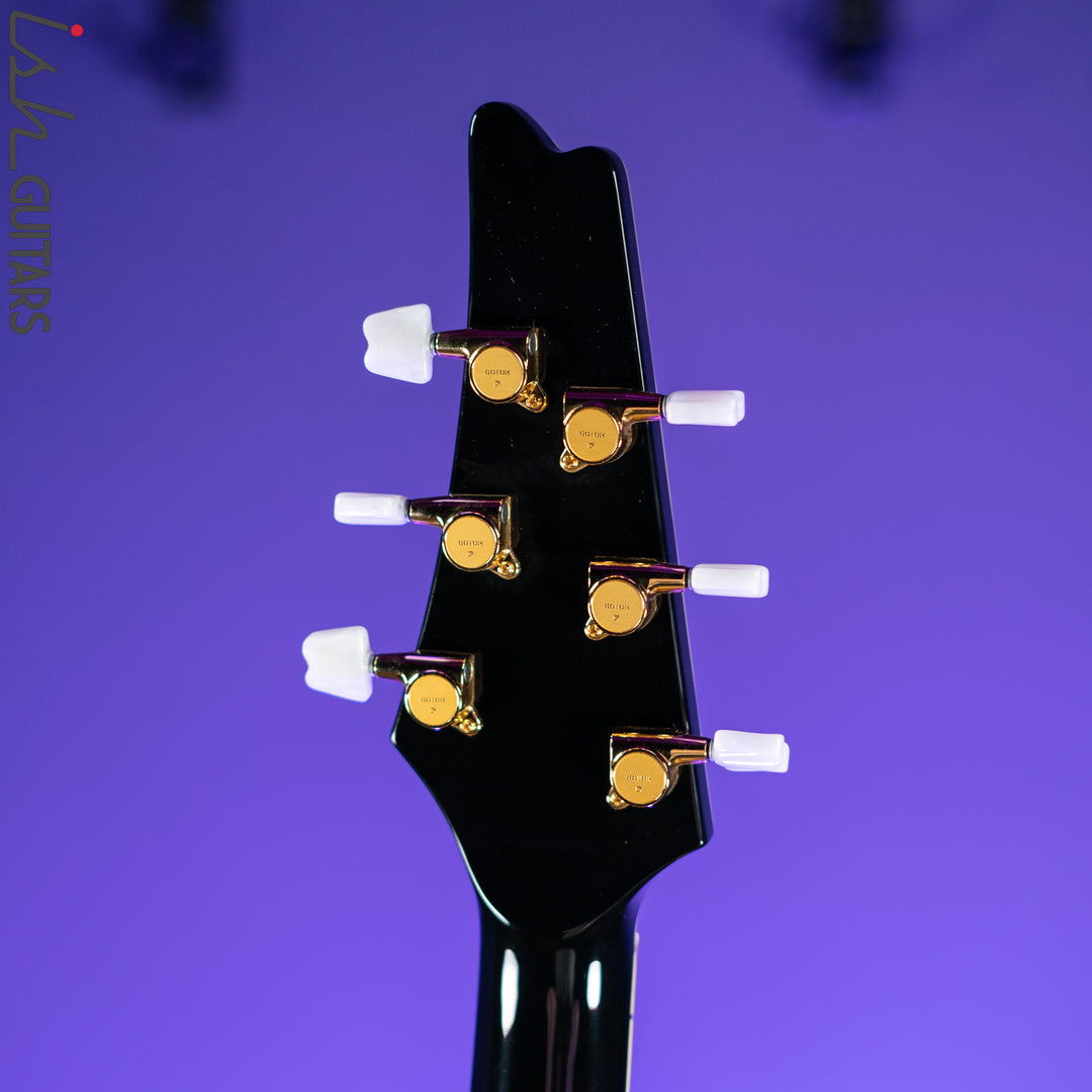 2019 Ibanez Paul Stanley Signature PS4CM Gold Cracked Mirror