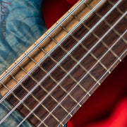 MTD 635-24 6-String Bass Quilt Maple Blue Burst Satin