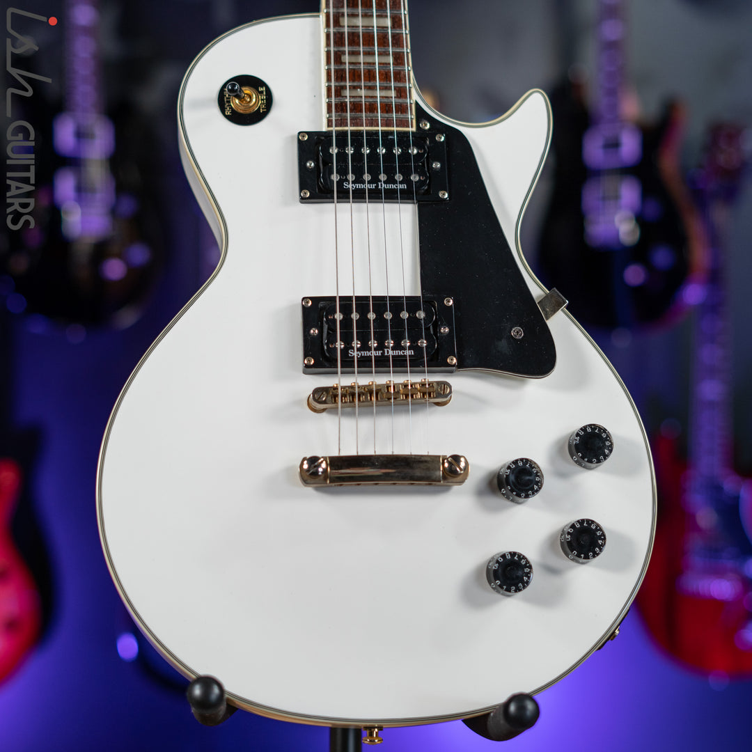 2008 Epiphone Les Paul Custom White