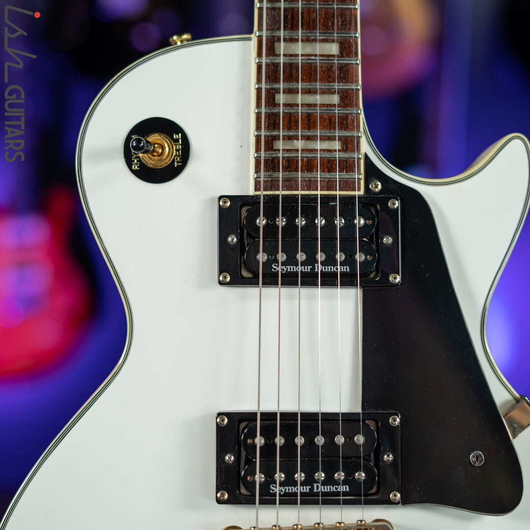 2008 Epiphone Les Paul Custom White