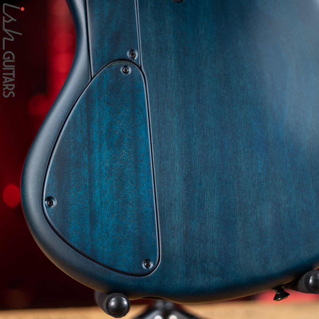 MTD 635-24 6-String Bass Quilt Maple Blue Burst Satin