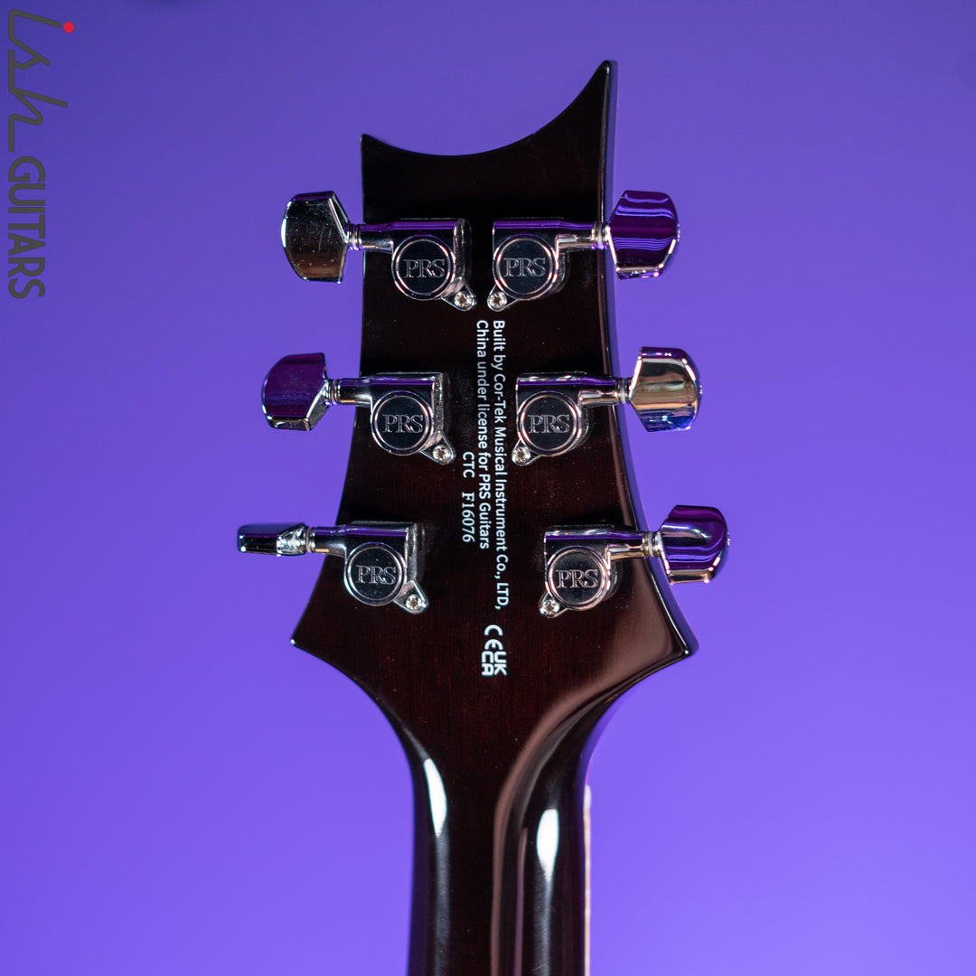 PRS SE Hollowbody II Piezo Electric Guitar Black Gold Burst