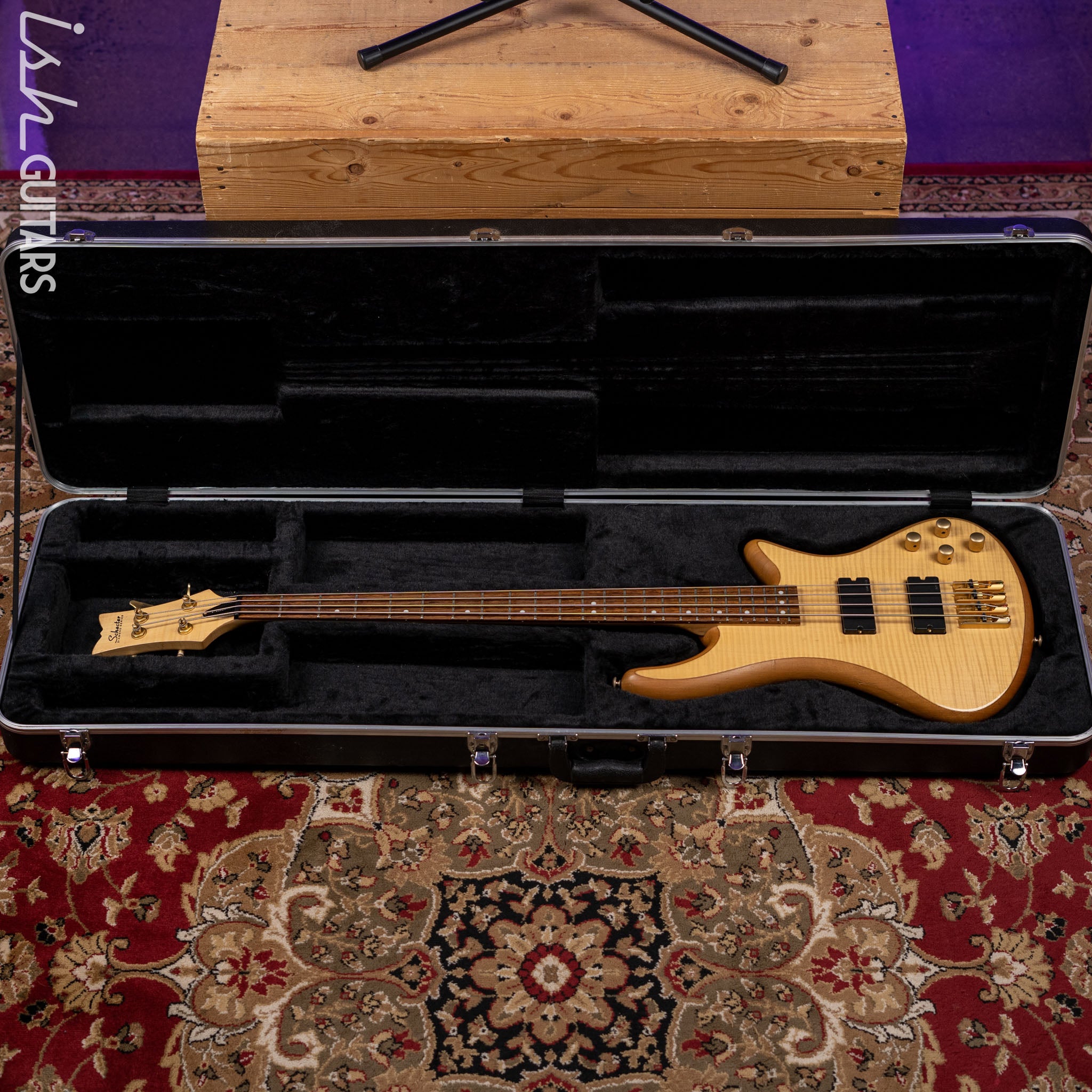 2006 Schecter Stiletto Custom 4 Bass Natural – Ish Guitars