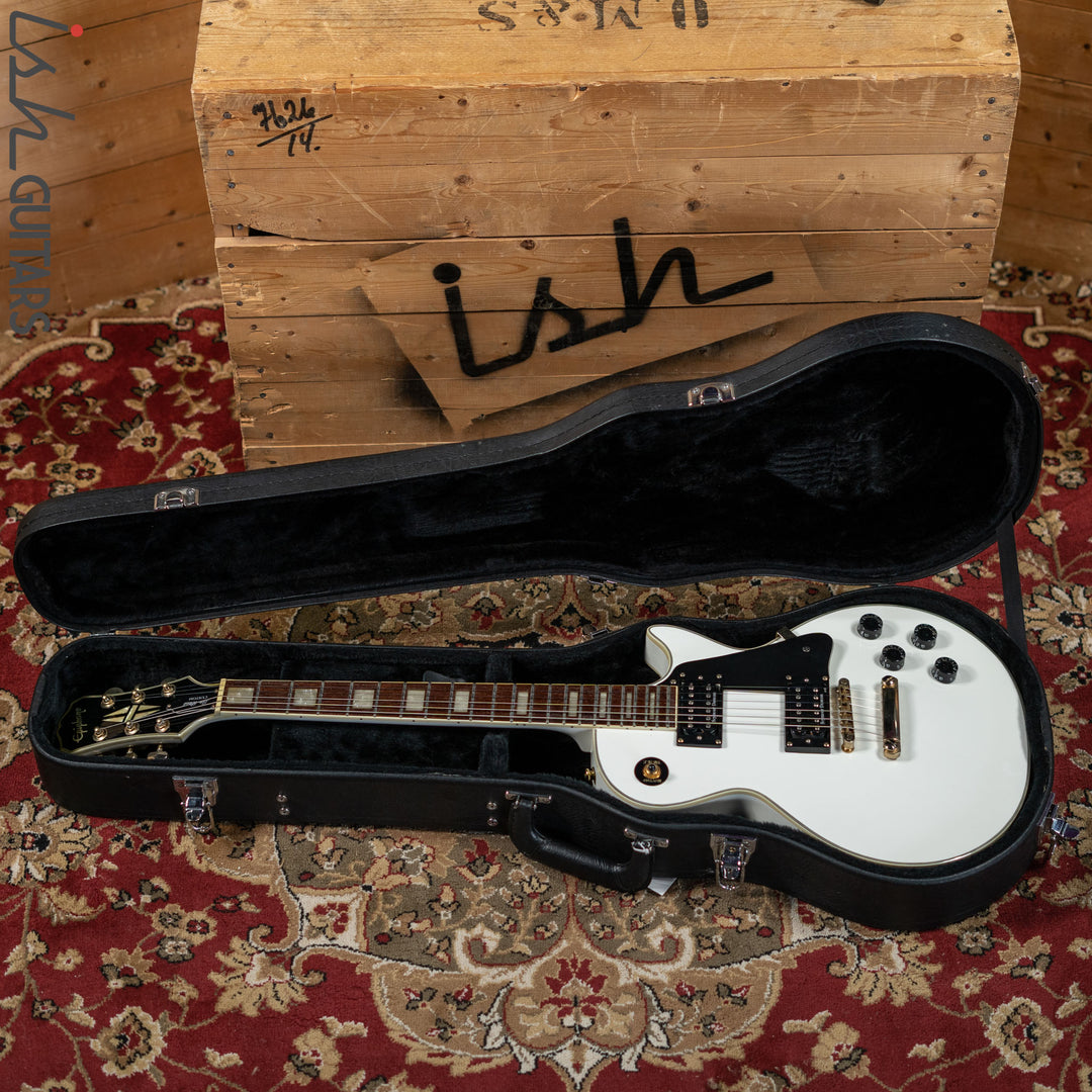 2008 Epiphone Les Paul Custom White