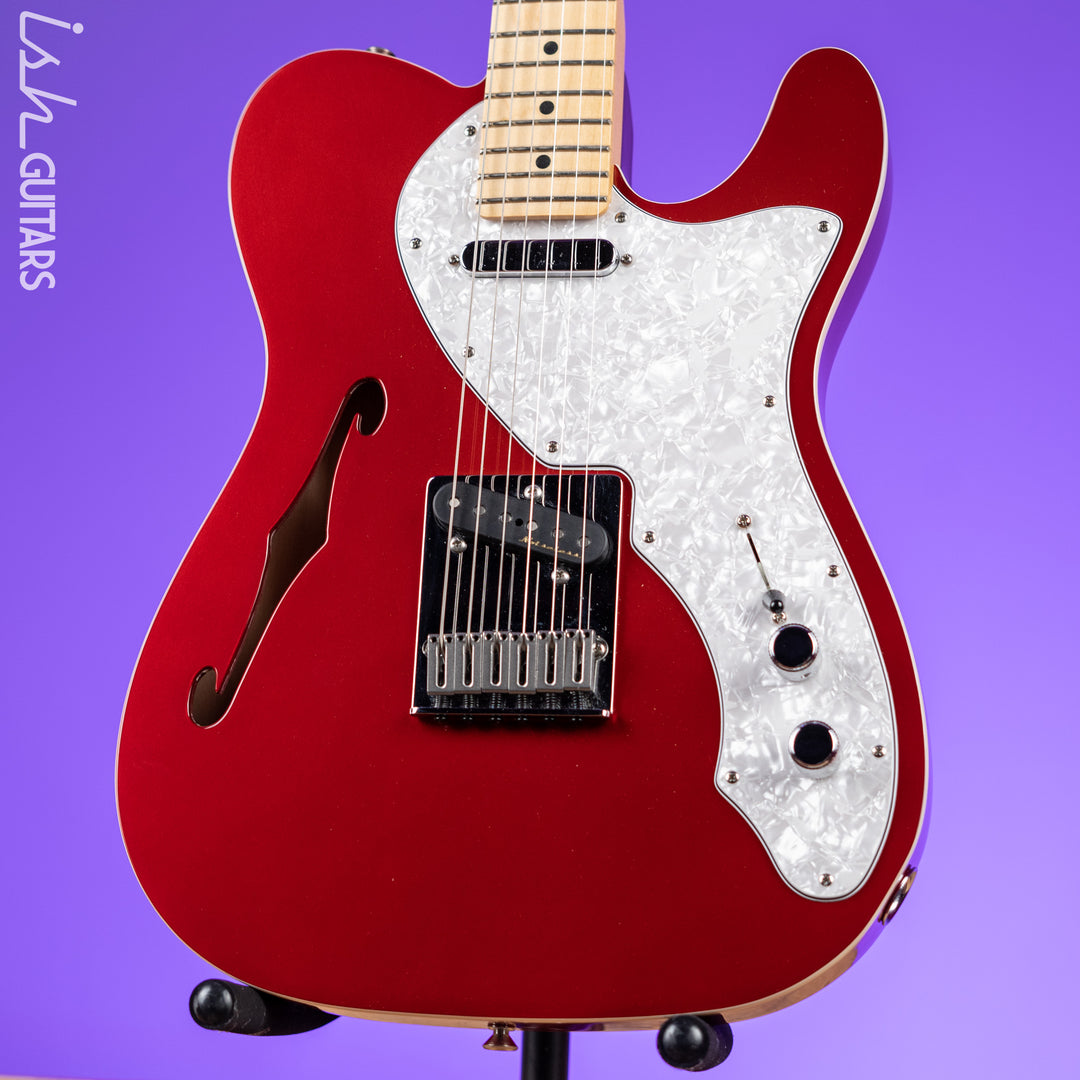 2021 Fender Deluxe Telecaster Thinline Candy Apple Red