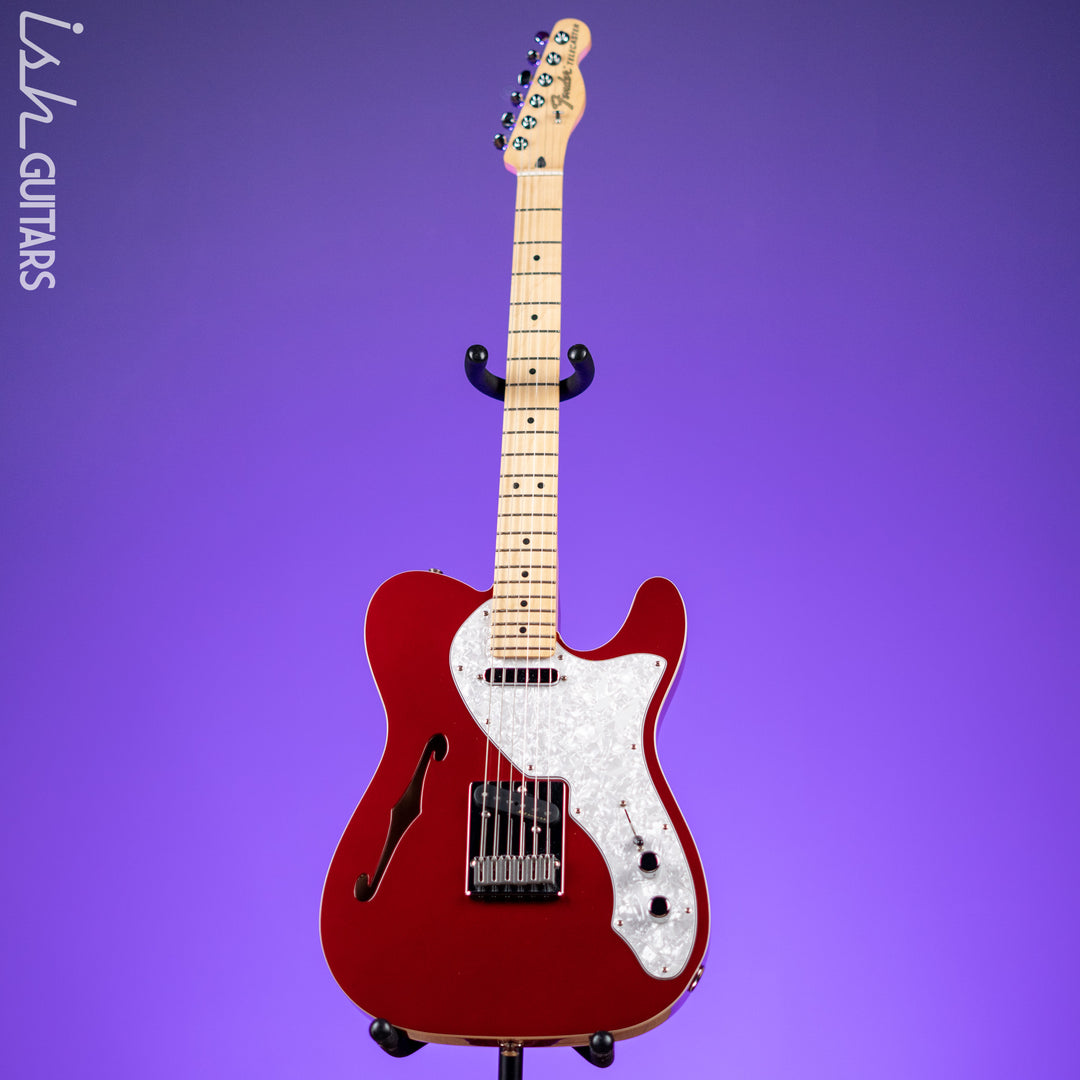 2021 Fender Deluxe Telecaster Thinline Candy Apple Red