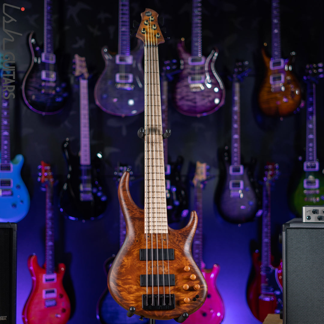 MTD 535-24 Bass Maple Burl Top Amber Burst Satin