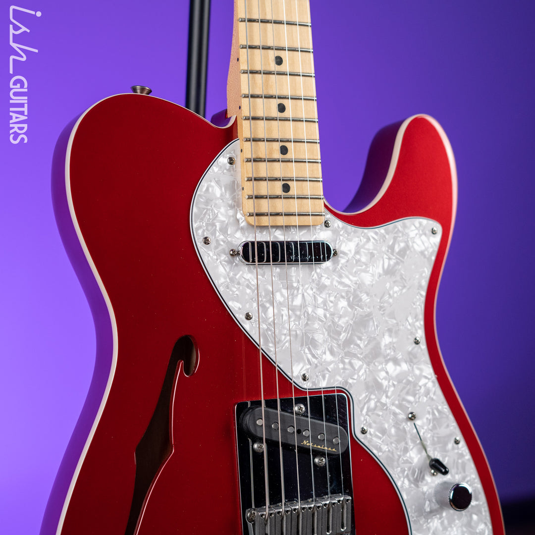 2021 Fender Deluxe Telecaster Thinline Candy Apple Red