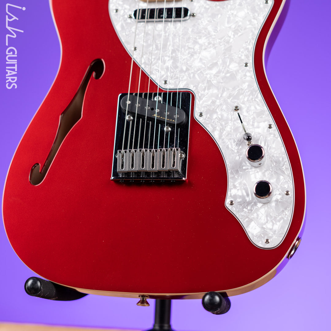 2021 Fender Deluxe Telecaster Thinline Candy Apple Red