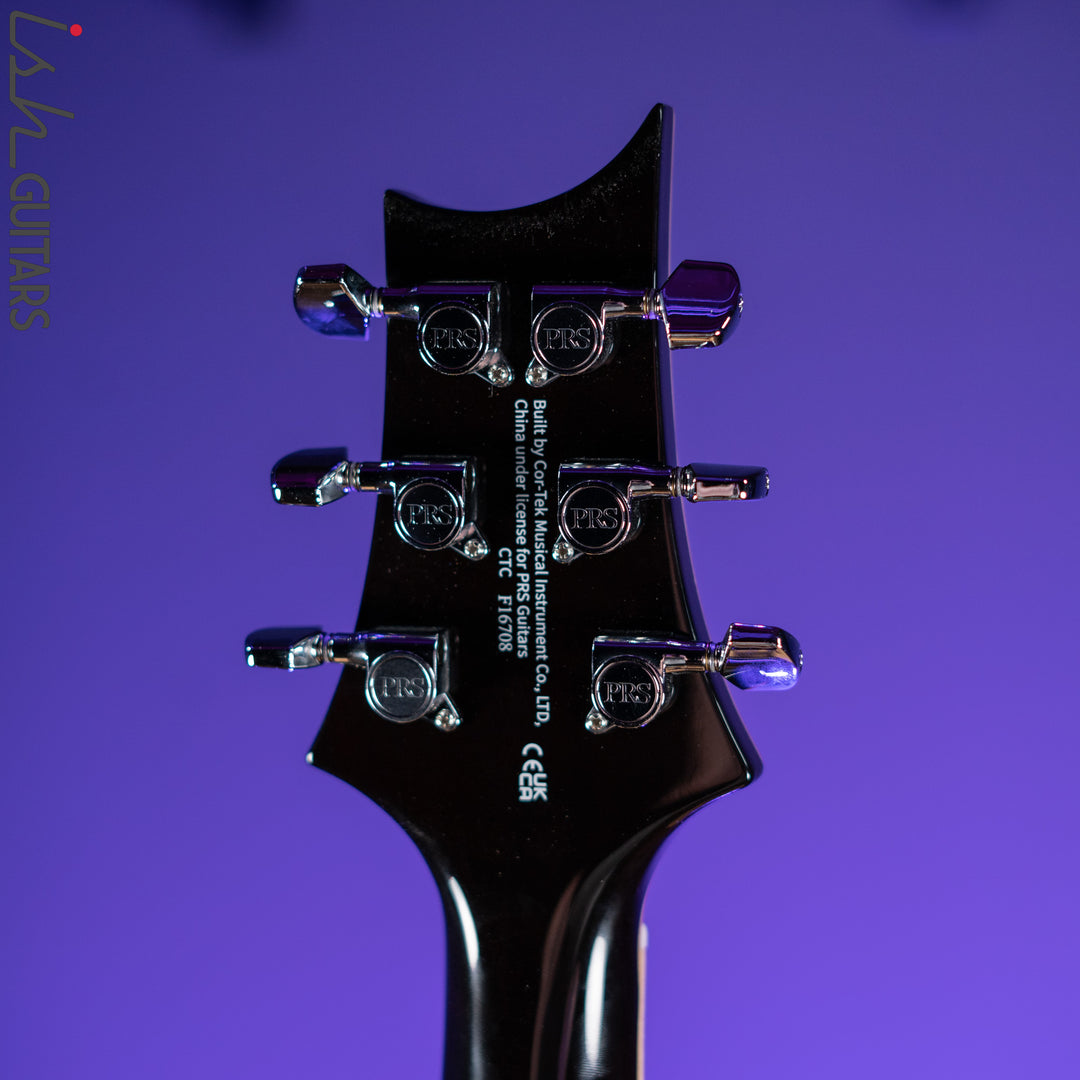 PRS SE Hollowbody II Piezo Electric Guitar Black Gold Burst