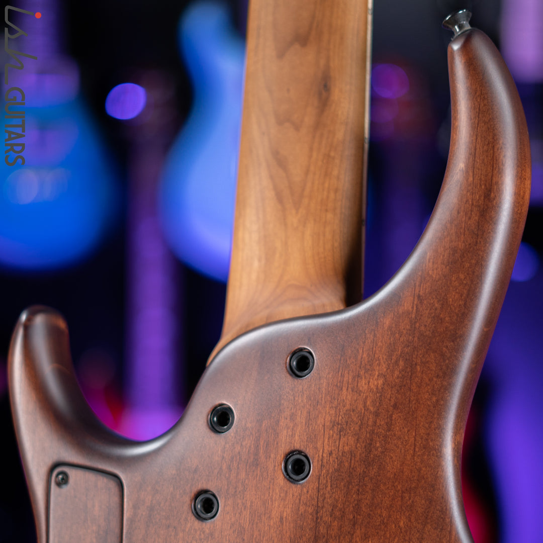 MTD 535-24 Bass Maple Burl Top Amber Burst Satin
