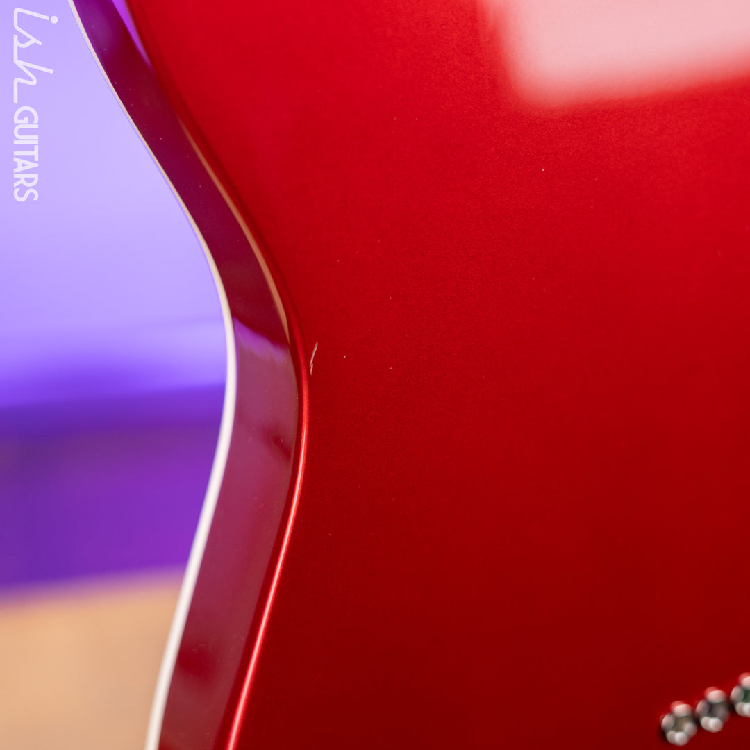 2021 Fender Deluxe Telecaster Thinline Candy Apple Red