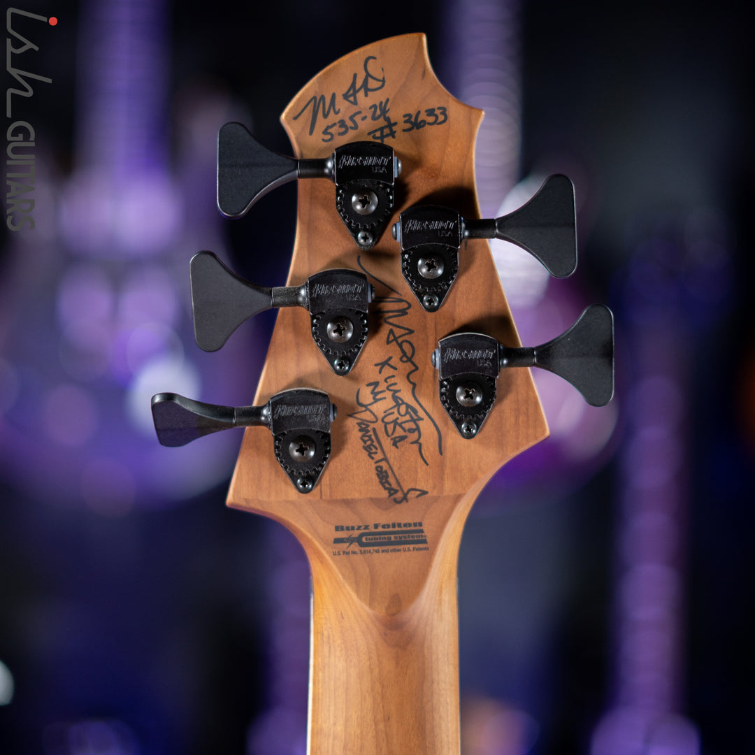 MTD 535-24 Bass Maple Burl Top Amber Burst Satin
