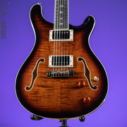 PRS SE Hollowbody II Electric Guitar Black Gold Sunburst