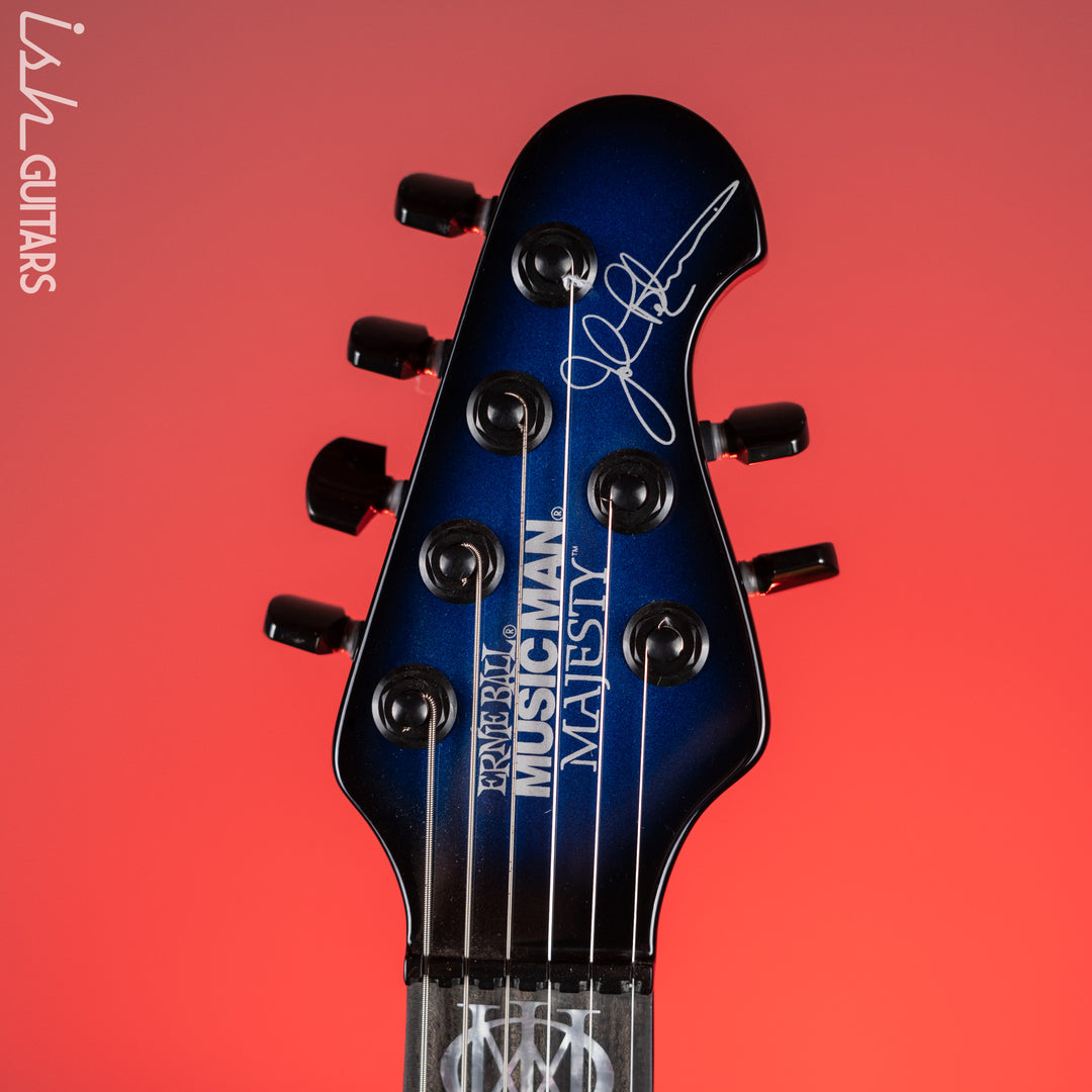 2022 Ernie Ball Music Man Majesty John Petrucci Signature Titan Blue