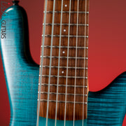 2001 Spector USA NS-JH6 #001 Peacock Blue Matte Owned by Stuart Spector
