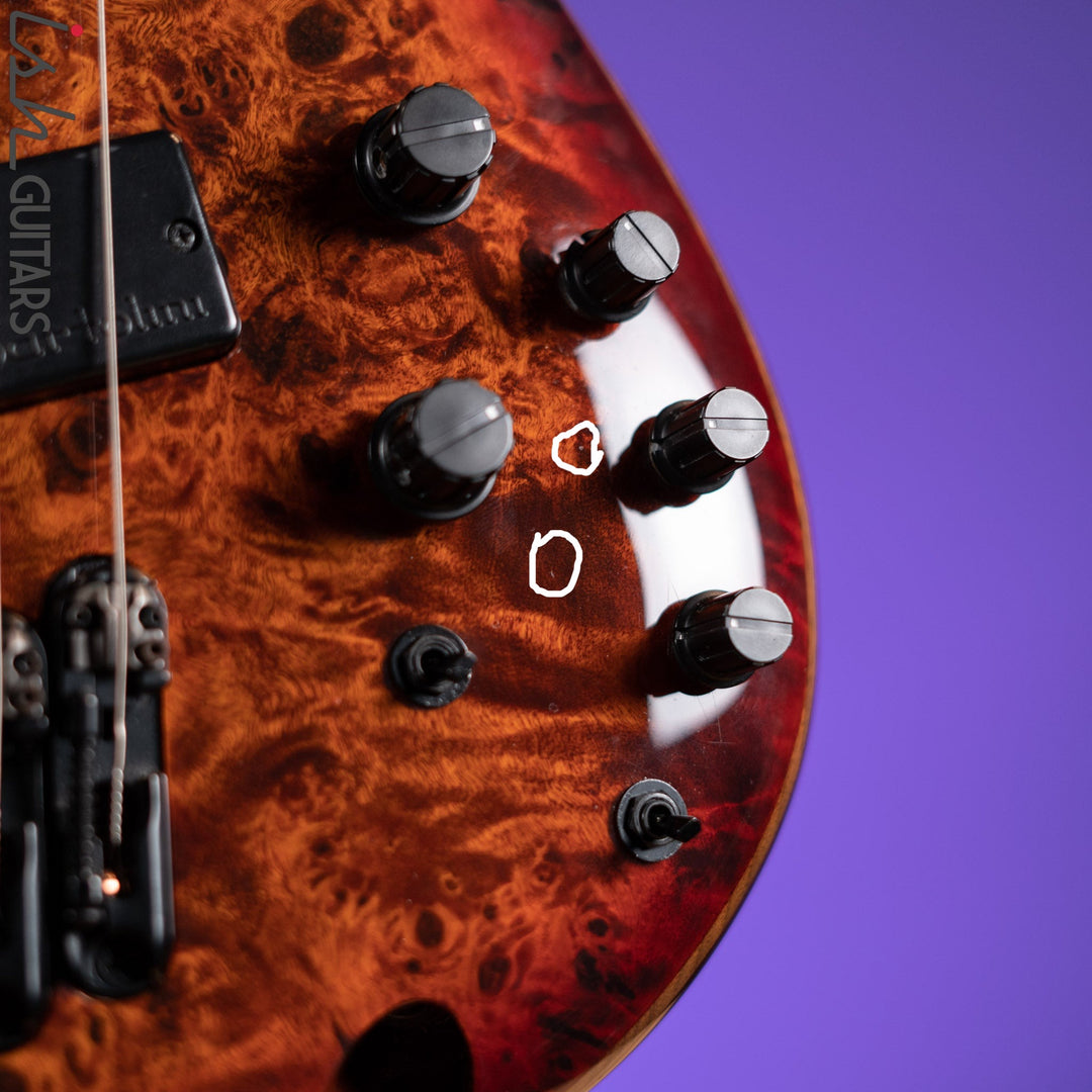 2018 Ibanez Bass Workshop SRMS806 Multi-Scale 6-String Bass Brown Topaz Burst Gloss